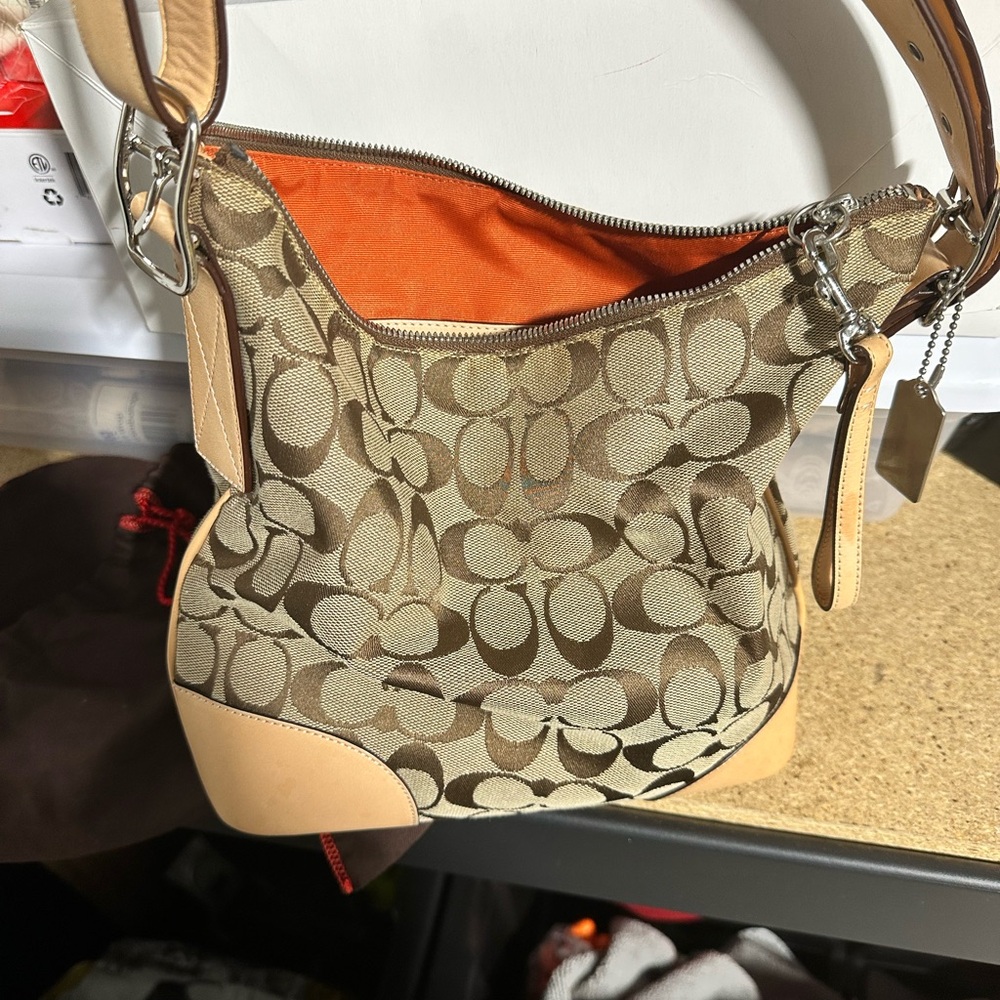 Coach Tan and Brown Women's Bag